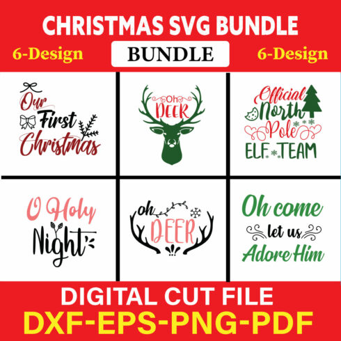 Christmas T-shirt Design Bundle Vol-49 cover image.