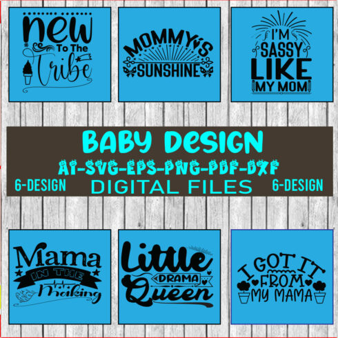 Baby SVG Bundle, Baby Shower SVG, Baby Quote Bundle, Cute Baby Saying svg, Funny Baby svg, Baby Girl, Baby Boy, Cut File, Vol-03 cover image.