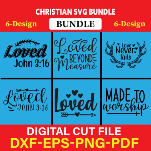 Christian T-shirt Design Bundle Vol-17 cover image.