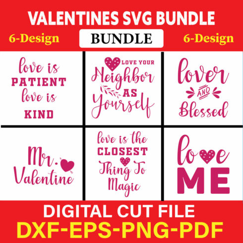 Valentines T-shirt Design Bundle Vol-33 cover image.