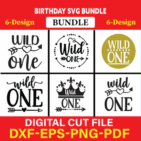 Birthday T-shirt Design Bundle Vol-20 cover image.