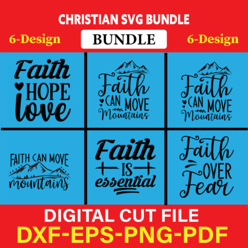 Christian T-shirt Design Bundle Vol-7 cover image.