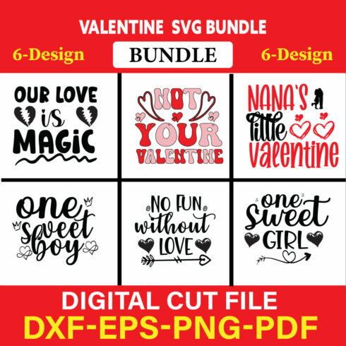 Valentine T-shirt Design Bundle Vol-19 cover image.