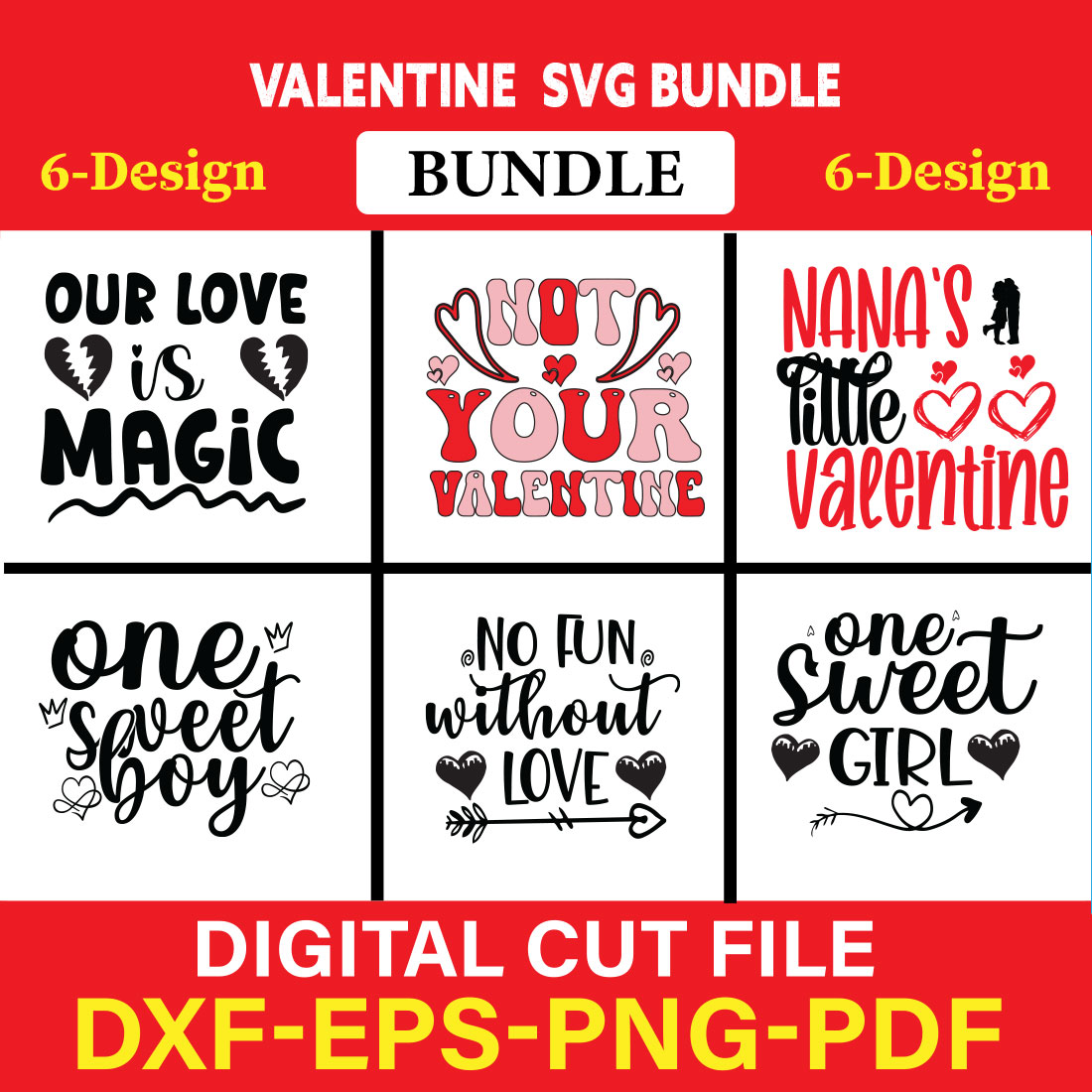 Valentine T-shirt Design Bundle Vol-19 cover image.