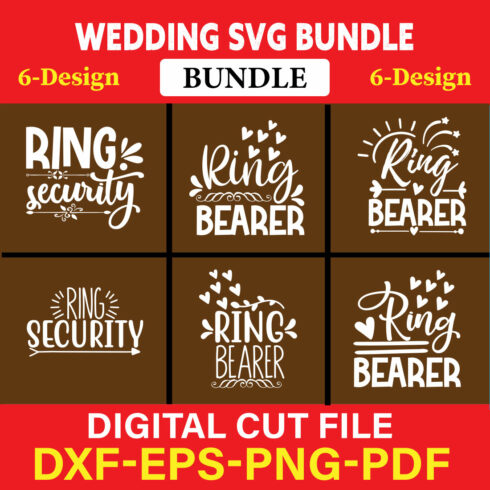 Wedding T-shirt Design Bundle Vol-25 cover image.