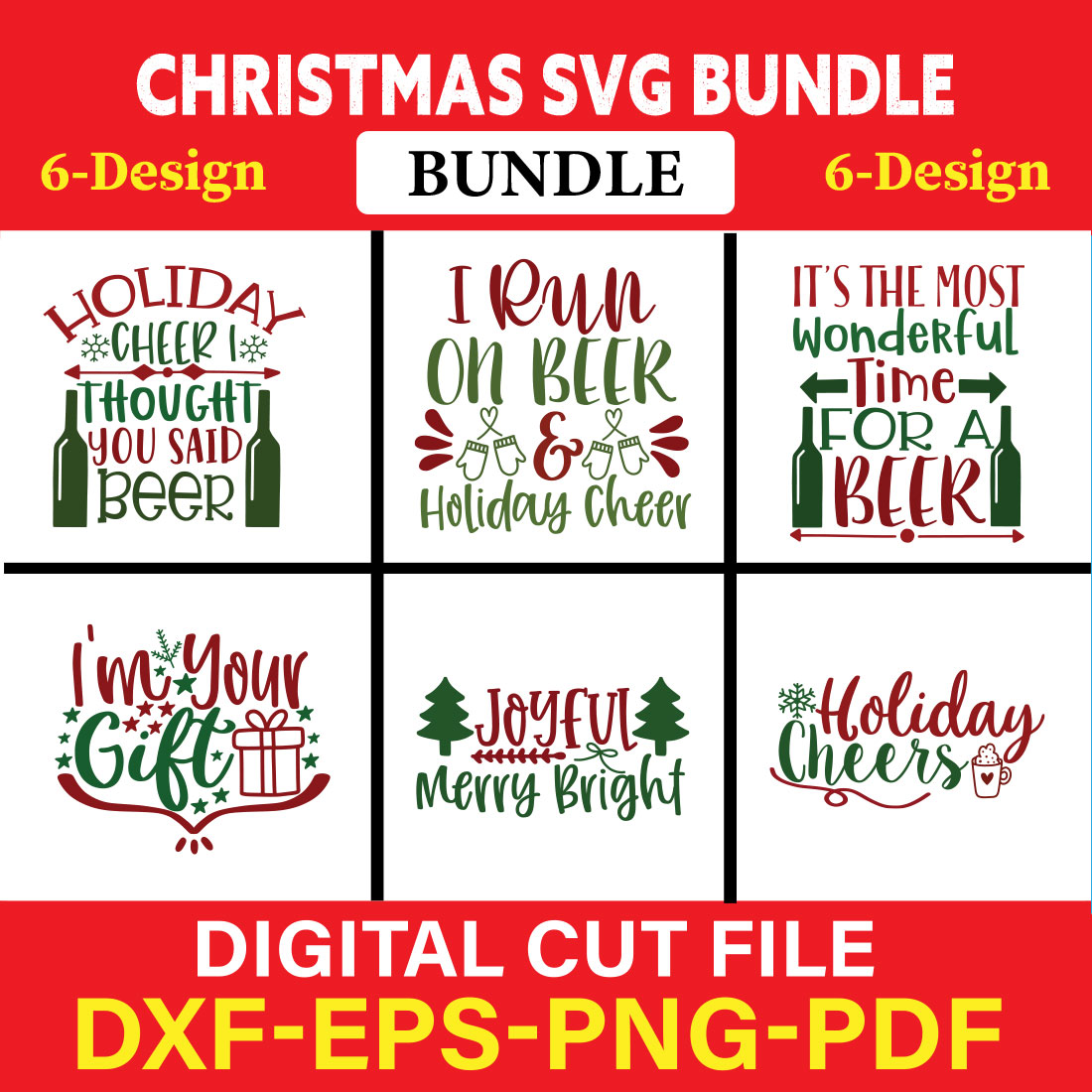 Christmas T-shirt Design Bundle Vol-22 cover image.