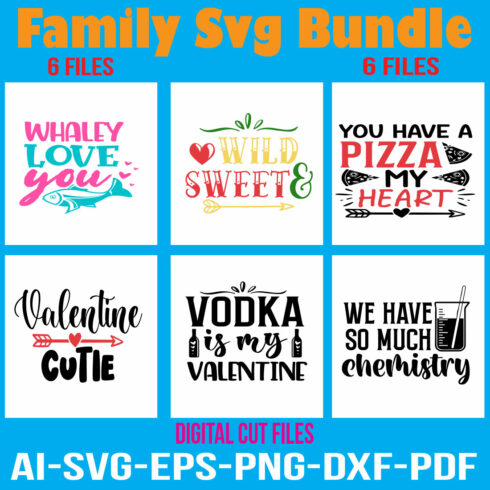 Family Svg Bundle cover image.