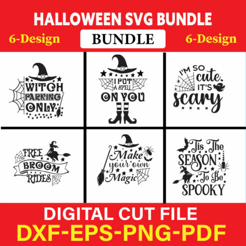 Halloween T-shirt Design Bundle Vol-4 cover image.