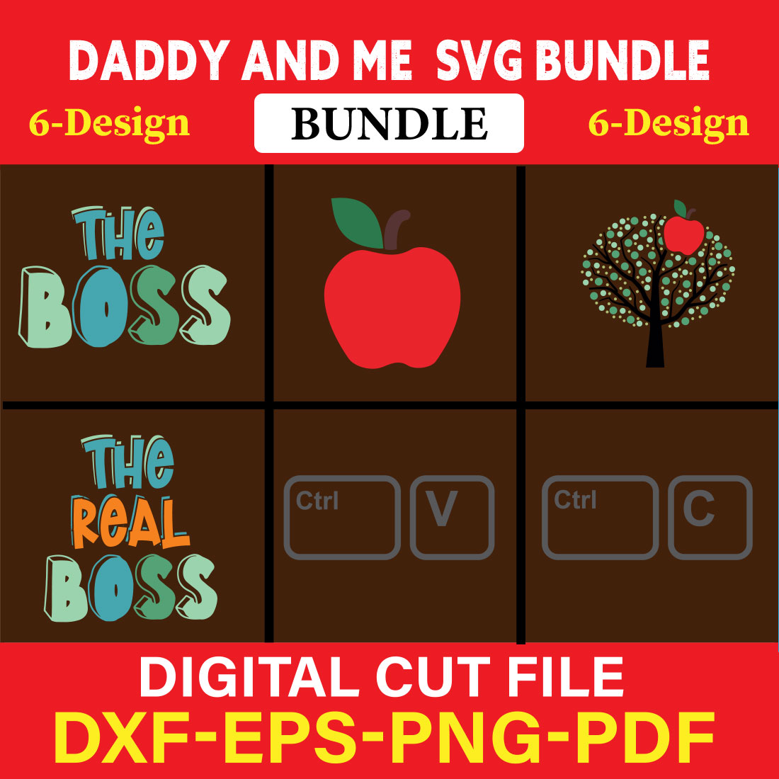 Daddy And Me T-shirt Design Bundle Vol-4 cover image.