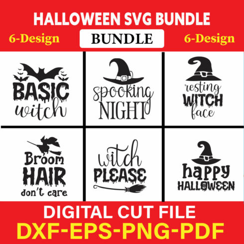 Halloween T-shirt Design Bundle Vol-18 cover image.