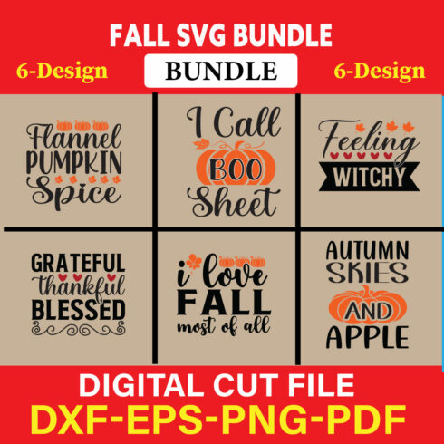 Fall SVG, Fall SVG Bundle, Autumn Svg, Thanksgiving Svg, Fall Svg Designs, Fall Sign, Autumn Bundle Svg, Vol-05 cover image.