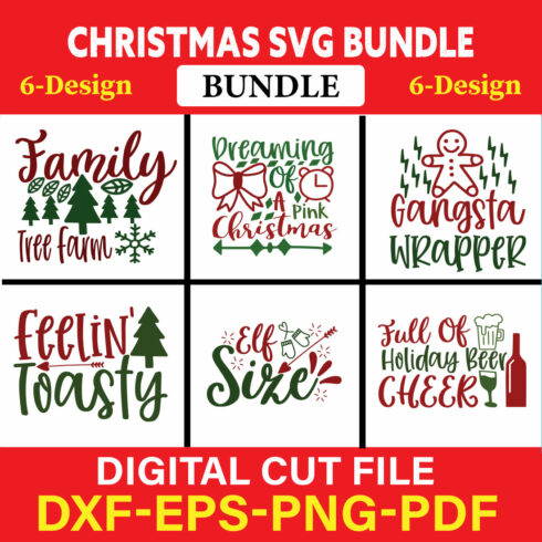 Christmas T-shirt Design Bundle Vol-20 cover image.