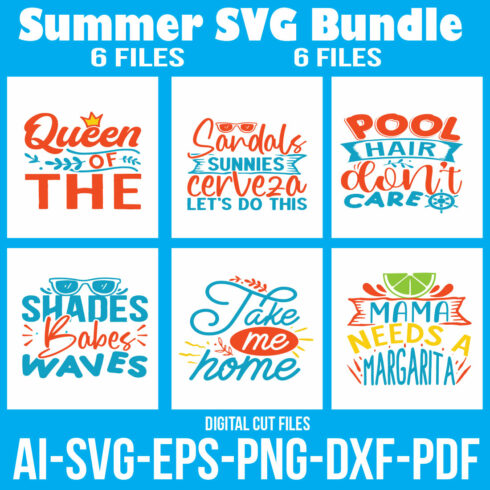 Summer SVG Bundle cover image.