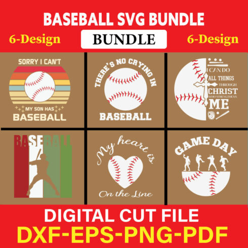 Baseball T-shirt Design Bundle Vol-9 cover image.