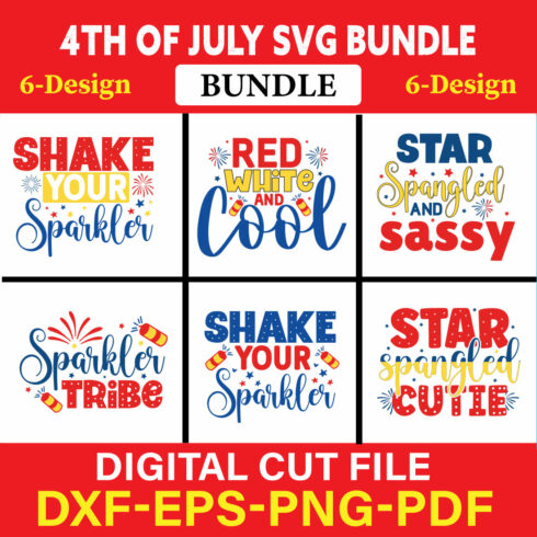 4th Of July T-shirt Design Bundle Vol-12 cover image.