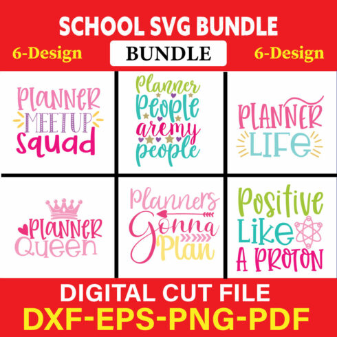 School T-shirt Design Bundle Vol-14 cover image.