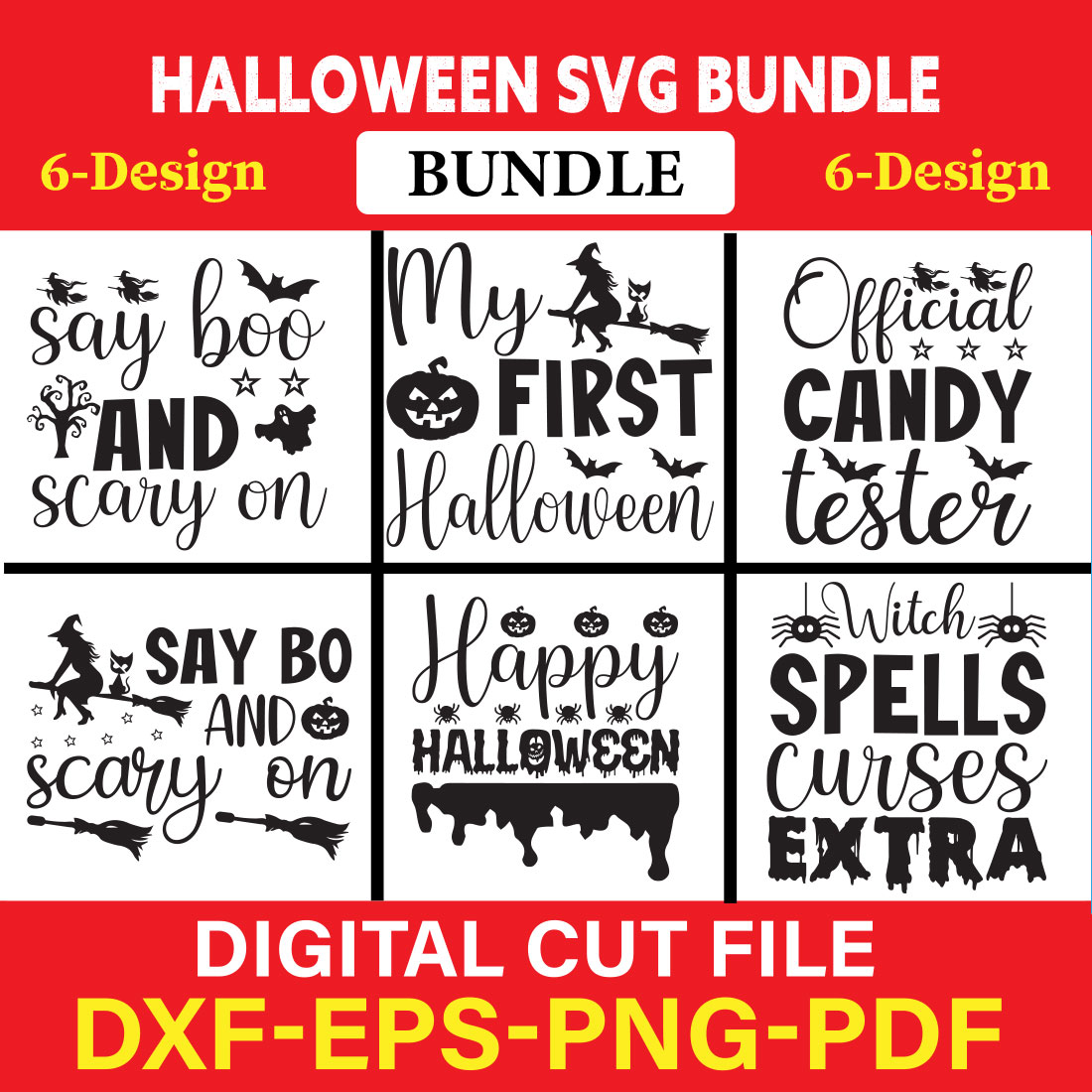 Halloween T-shirt Design Bundle Vol-7 cover image.