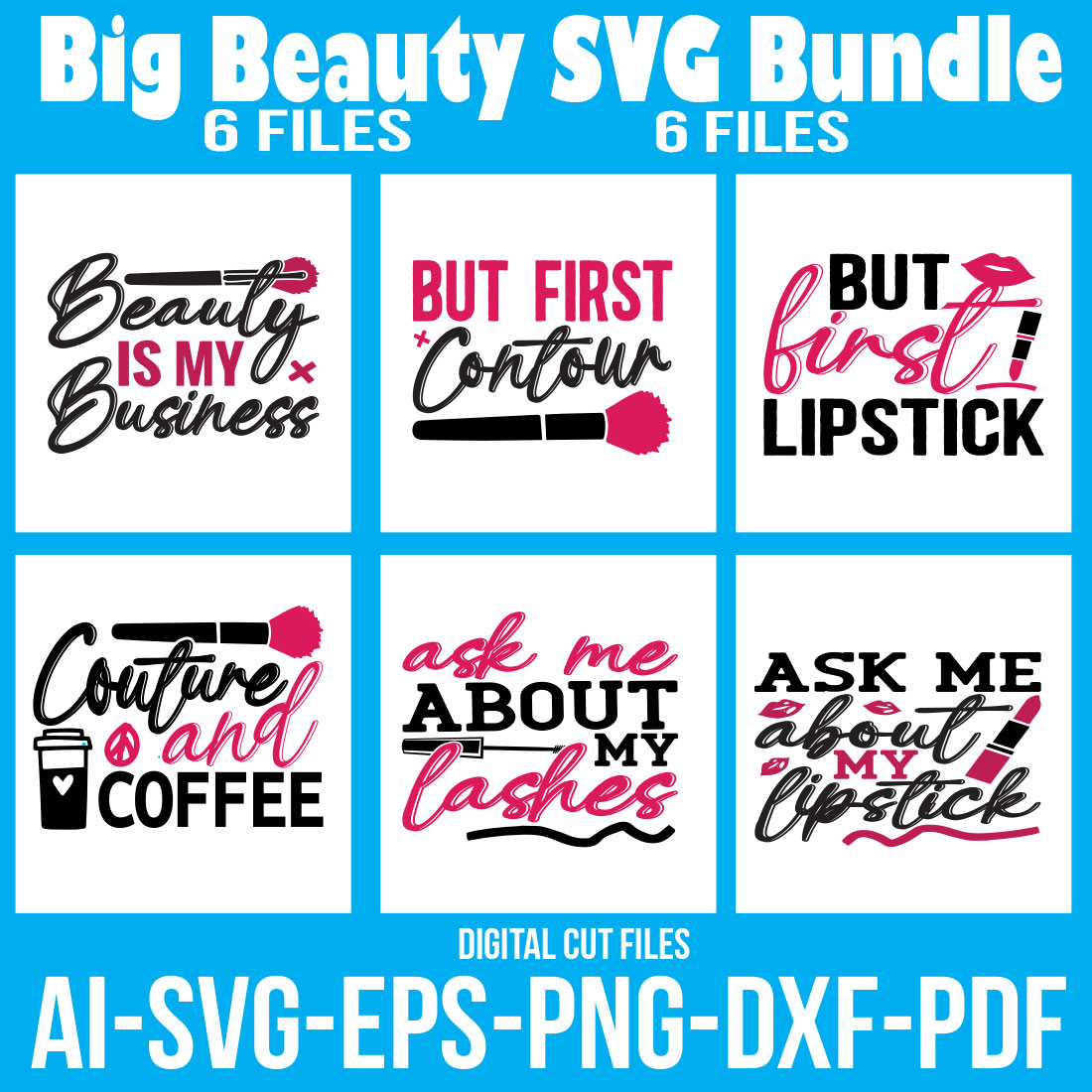 Big Beauty SVG Bundle cover image.