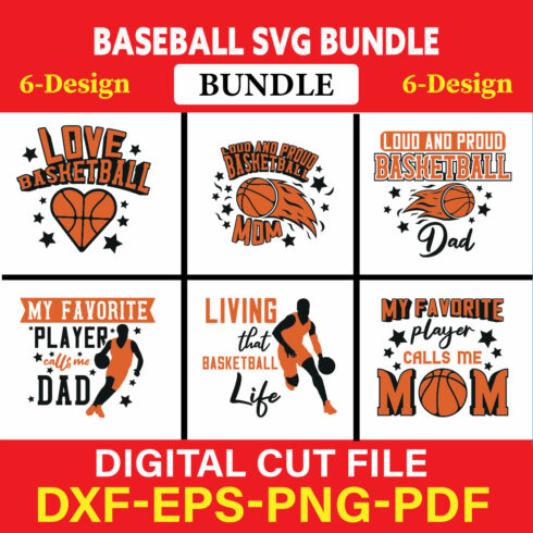 Baseball T-shirt Design Bundle Vol-6 cover image.