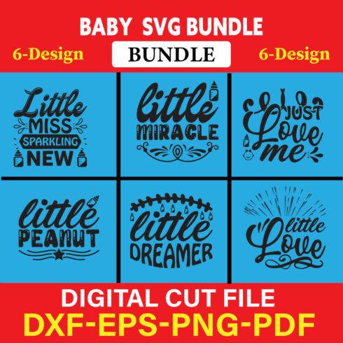 Baby T-shirt Design Bundle Vol-2 cover image.