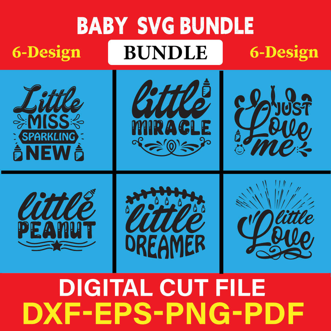 Baby T-shirt Design Bundle Vol-2 cover image.