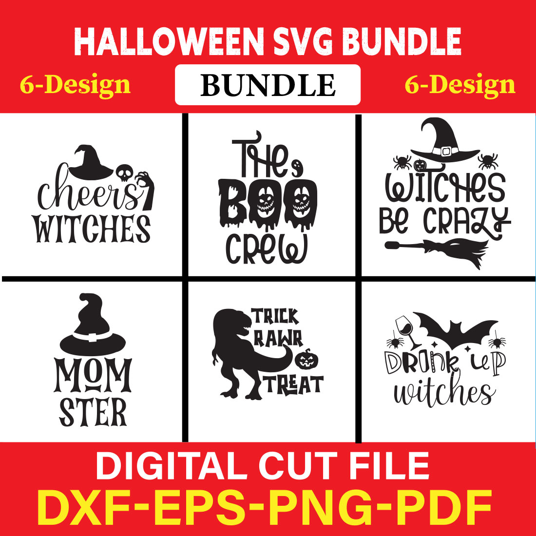 Halloween T-shirt Design Bundle Vol-15 cover image.