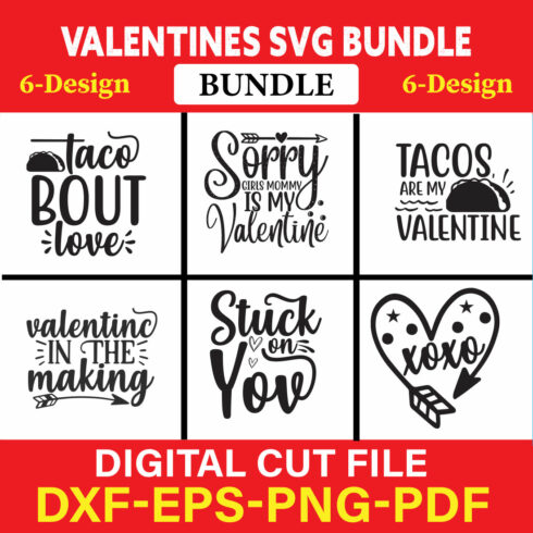 Valentines T-shirt Design Bundle Vol-30 cover image.