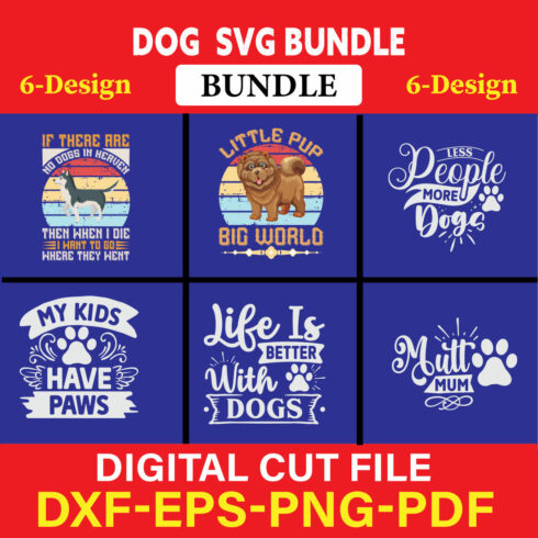 Dog T-shirt Design Bundle Vol-4 cover image.