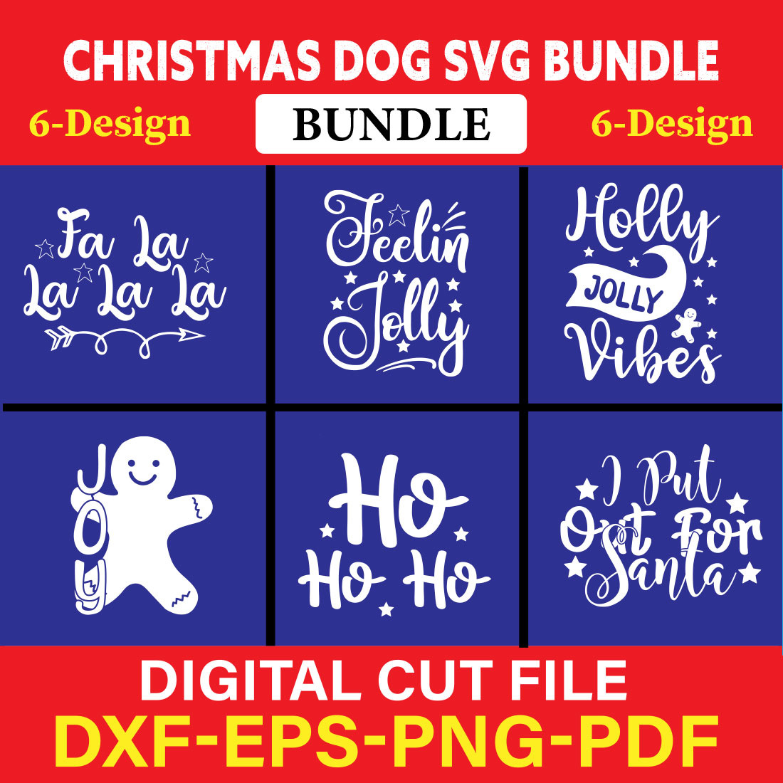 Christmas SVG Bundle / Funny Christmas SVG / Cut File vol-06 cover image.
