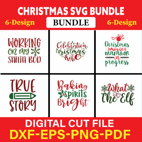 Christmas T-shirt Design Bundle Vol-26 cover image.