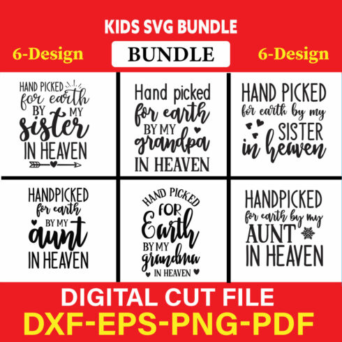 Kids T-shirt Design Bundle Vol-5 cover image.