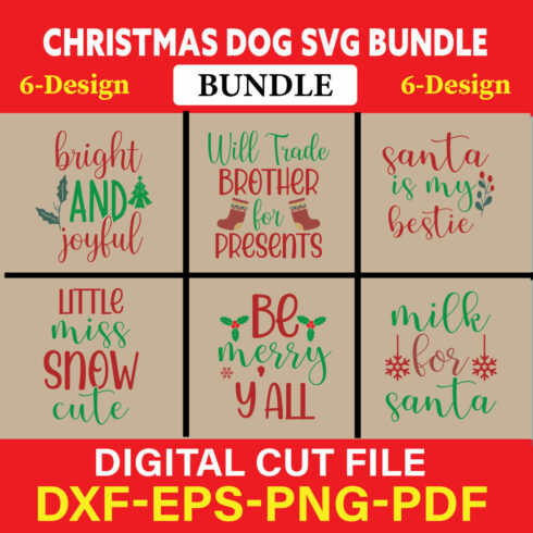 Christmas SVG Bundle / Funny Christmas SVG / Cut File vol-30 cover image.