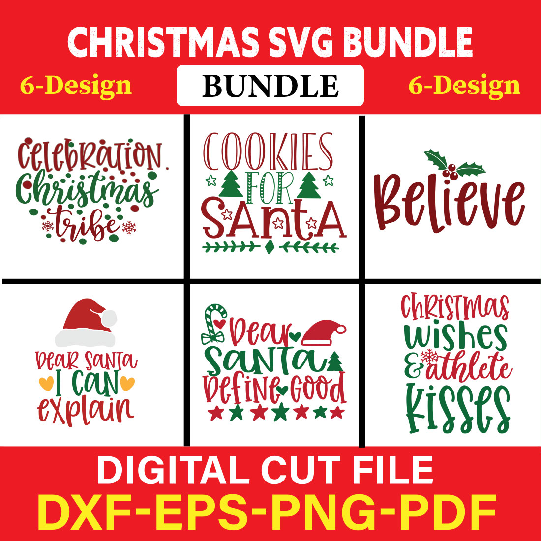 Christmas T-shirt Design Bundle Vol-40 cover image.