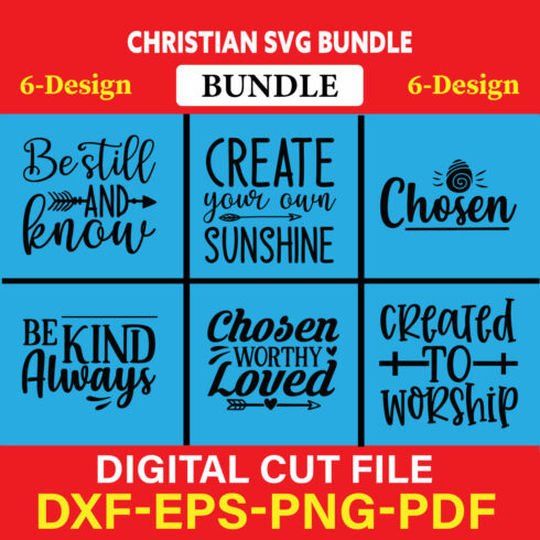 Christian T-shirt Design Bundle Vol-5 cover image.