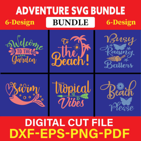 Adventure T-shirt Design Bundle Vol-7 cover image.