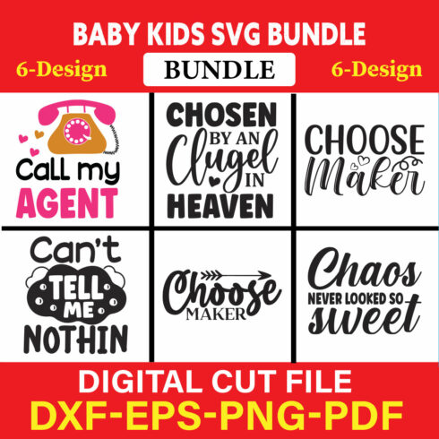 Baby Kids T-shirt Design Bundle Vol-3 cover image.