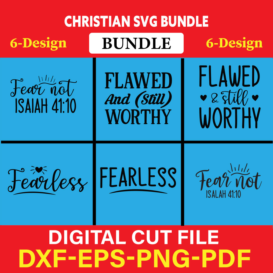 Christian T-shirt Design Bundle Vol-8 cover image.