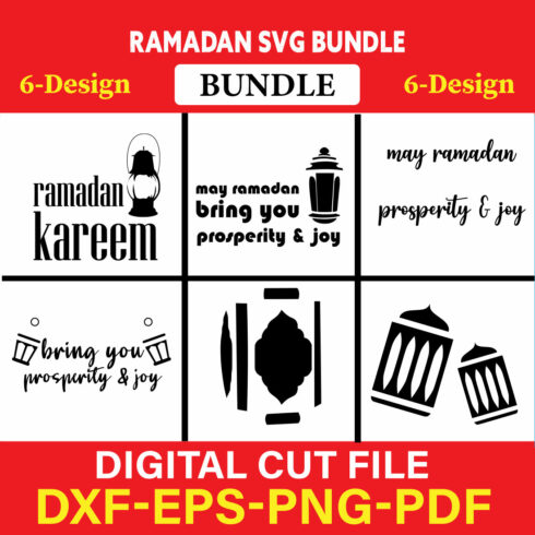 Ramadan T-shirt Design Bundle Vol-3 cover image.