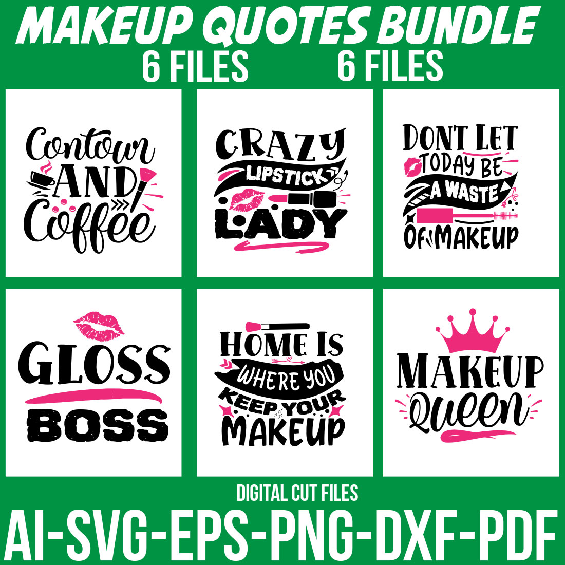 Makeup Quotes Bundle Masterbundles