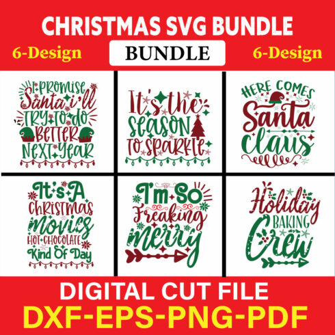 Christmas T-shirt Design Bundle Vol-34 cover image.