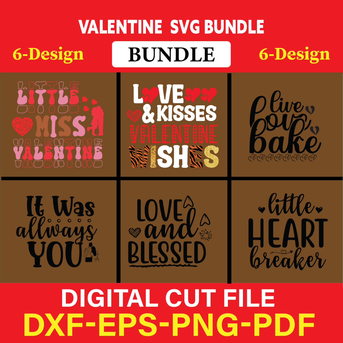 Valentine T-shirt Design Bundle Vol-14 cover image.