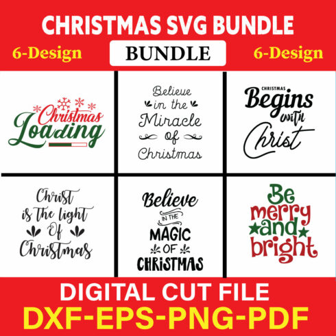 Christmas T-shirt Design Bundle Vol-46 cover image.