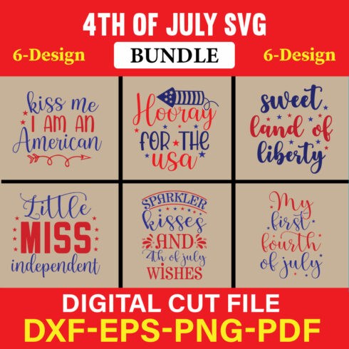 4th of July SVG Bundle, July 4th SVG, Fourth of July SVG Vol-03 cover image.