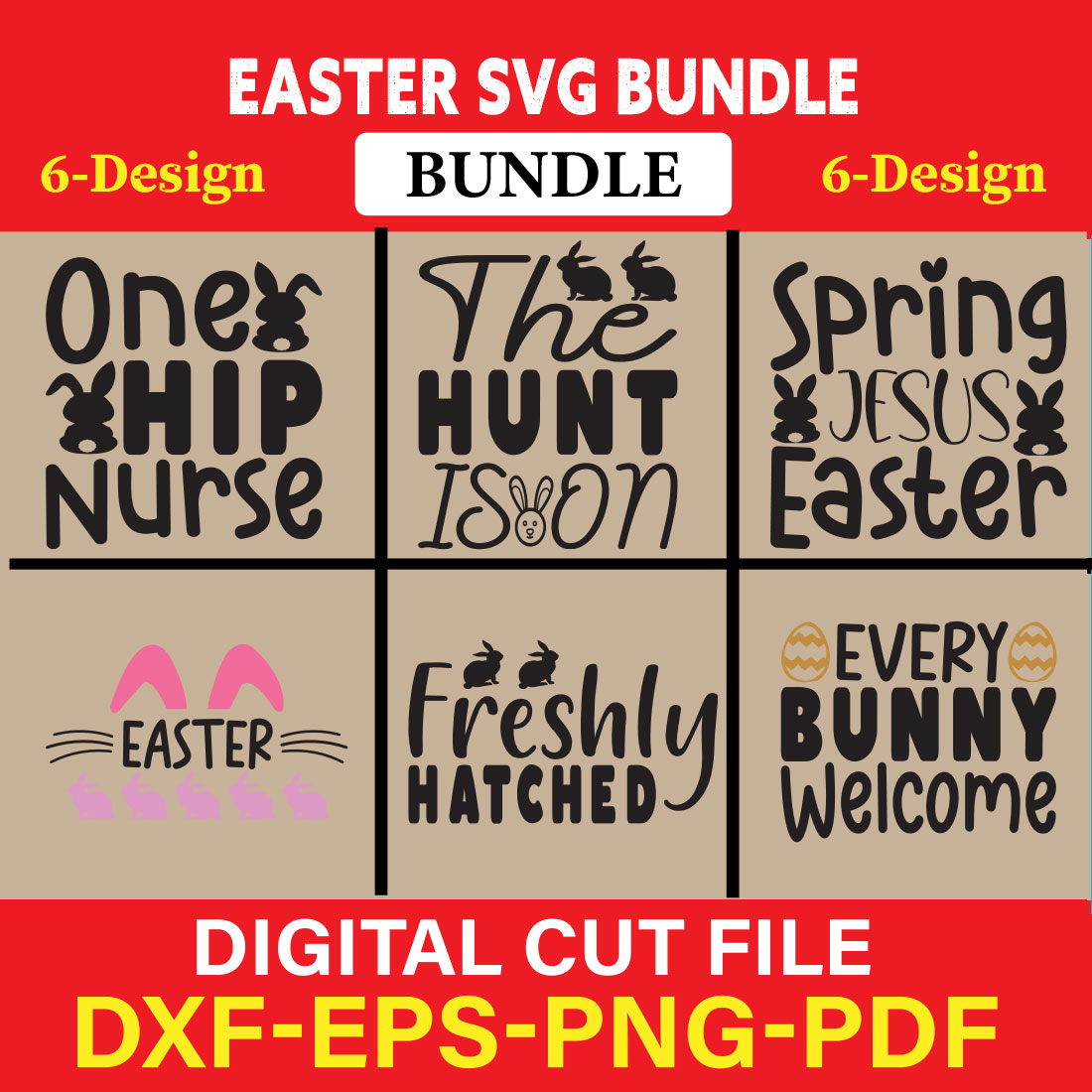 Easter Svg Bundle Vol-03 cover image.