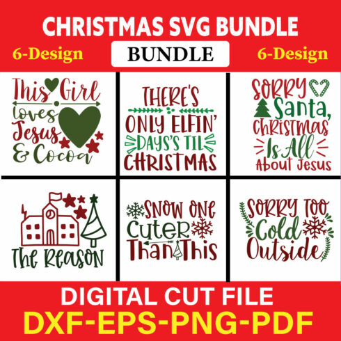 Christmas T-shirt Design Bundle Vol-25 cover image.