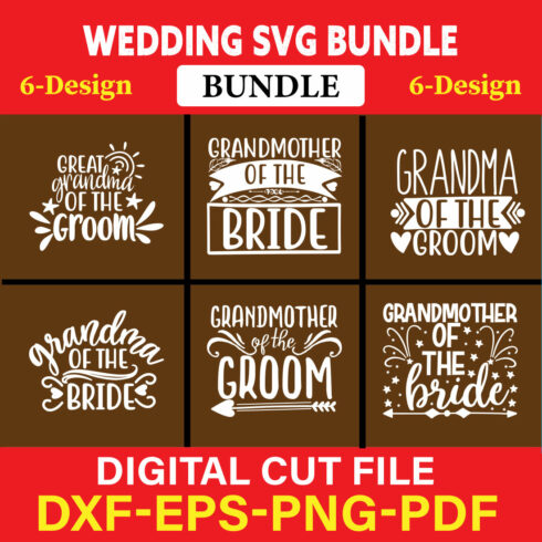 Wedding T-shirt Design Bundle Vol-17 cover image.