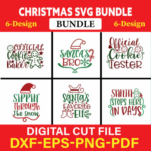 Christmas T-shirt Design Bundle Vol-24 cover image.