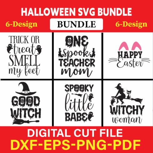 Halloween T-shirt Design Bundle Vol-19 cover image.