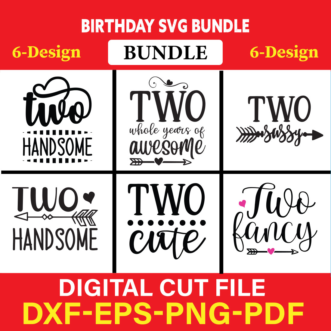 Birthday T-shirt Design Bundle Vol-18 cover image.