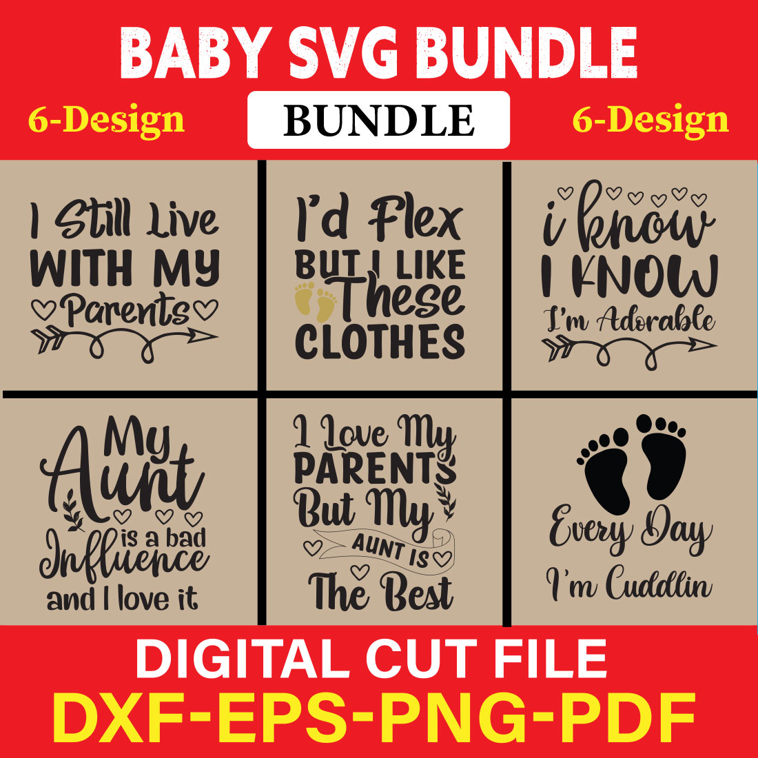 Baby SVG Bundle - Baby Girl Bundle Vol-02 cover image.